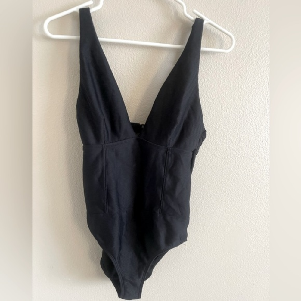 Rachel‎ Rachel Ray One Piece Black Swimsuit w/ Adjustable Straps size Medium